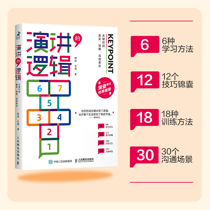 正版演讲的逻辑 人民邮电 关键时刻真实清晰高效表达口才训练与沟通技巧即兴演讲逻辑樊登 演讲技巧 说话技巧教材教程书
