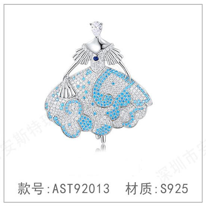 胸针戒指耳饰胸针女高级感设计精致胸花旗袍领针别针西装配饰