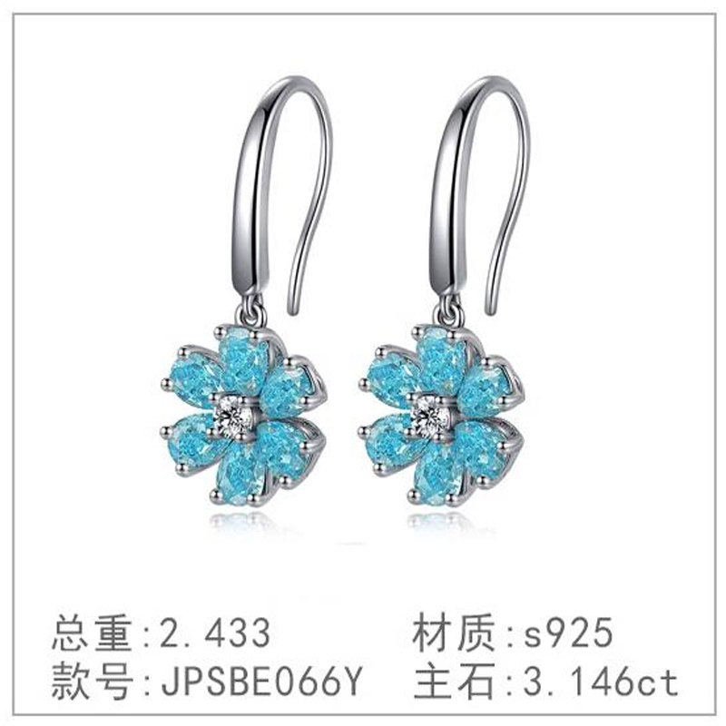 s925银高端精品耳吊耳饰永恒璀璨甜美爱心简约轻巧小众设计