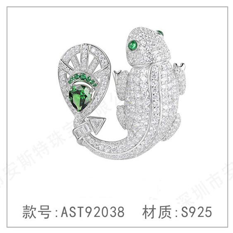 胸针戒指耳饰胸针女高级感设计精致胸花旗袍领针别针西装配饰