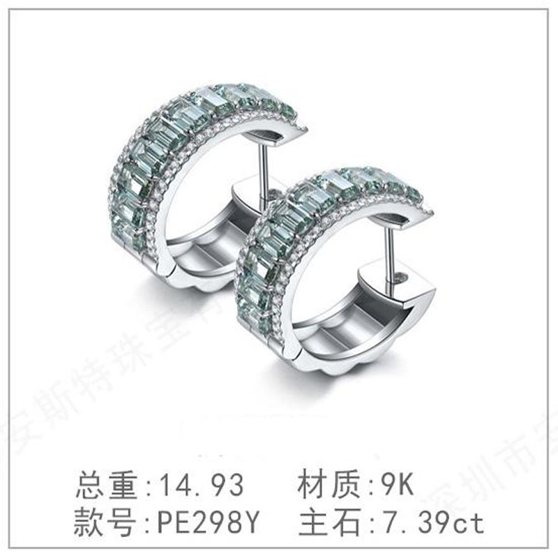 时尚铜镀银微镶七彩锆石戒指彩色满钻女士宝石指环爆闪戒指首饰