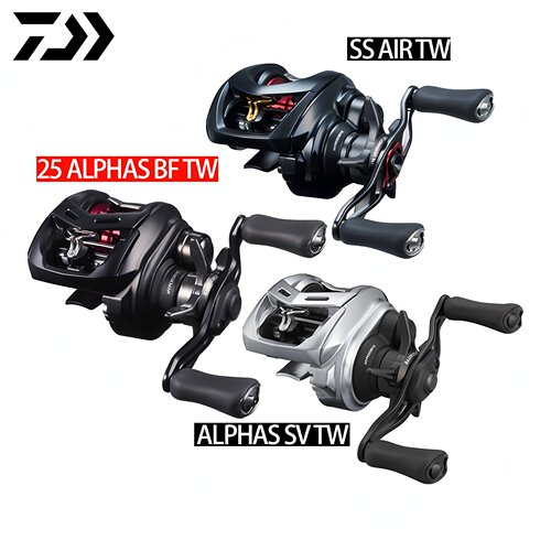 DAIWA/达亿瓦25新款SVTW阿尔法水滴轮SS/ALPHASAIR微物轮马口银溪