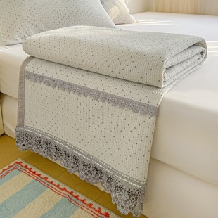 全棉双层纱床盖2026新款榻榻米炕盖可定制纯棉亲肤透气炕盖可机洗