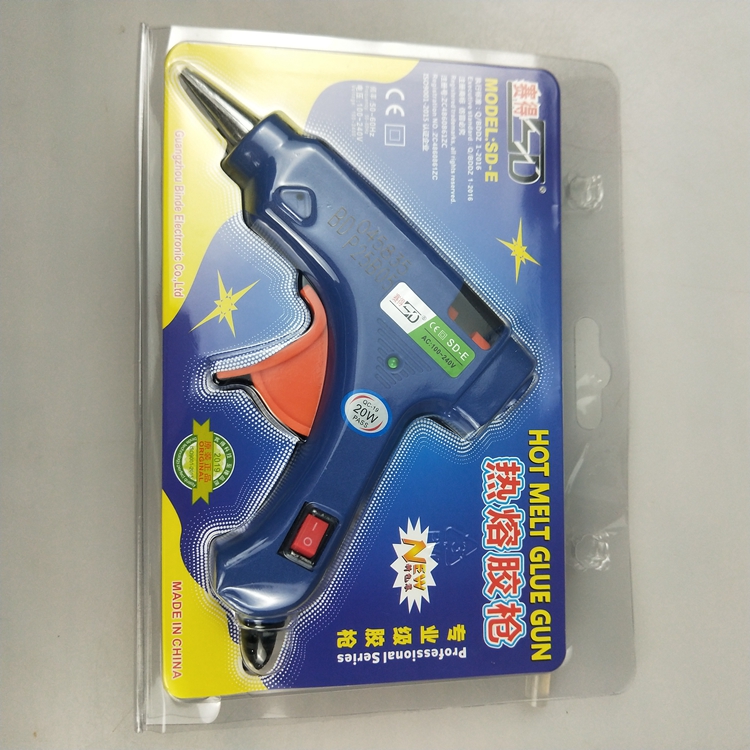DIY热熔胶枪20w小胶枪热熔胶棒胶棍车挂粘合剂冷胶手工工具材料配