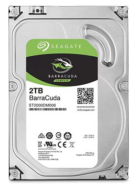 CMR垂直希捷 ST2000DM006 2TB台式机机械硬盘7200转2T新酷鱼3.5寸