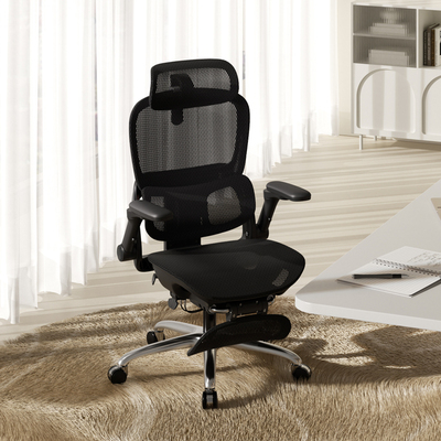西昊B300Pro黑色人体工学椅办公椅久坐舒适电脑椅靠背椅子