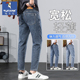 休闲裤 啄木鸟九分牛仔裤 子 弹力直筒修身 学生时尚 男秋冬季 2025新款