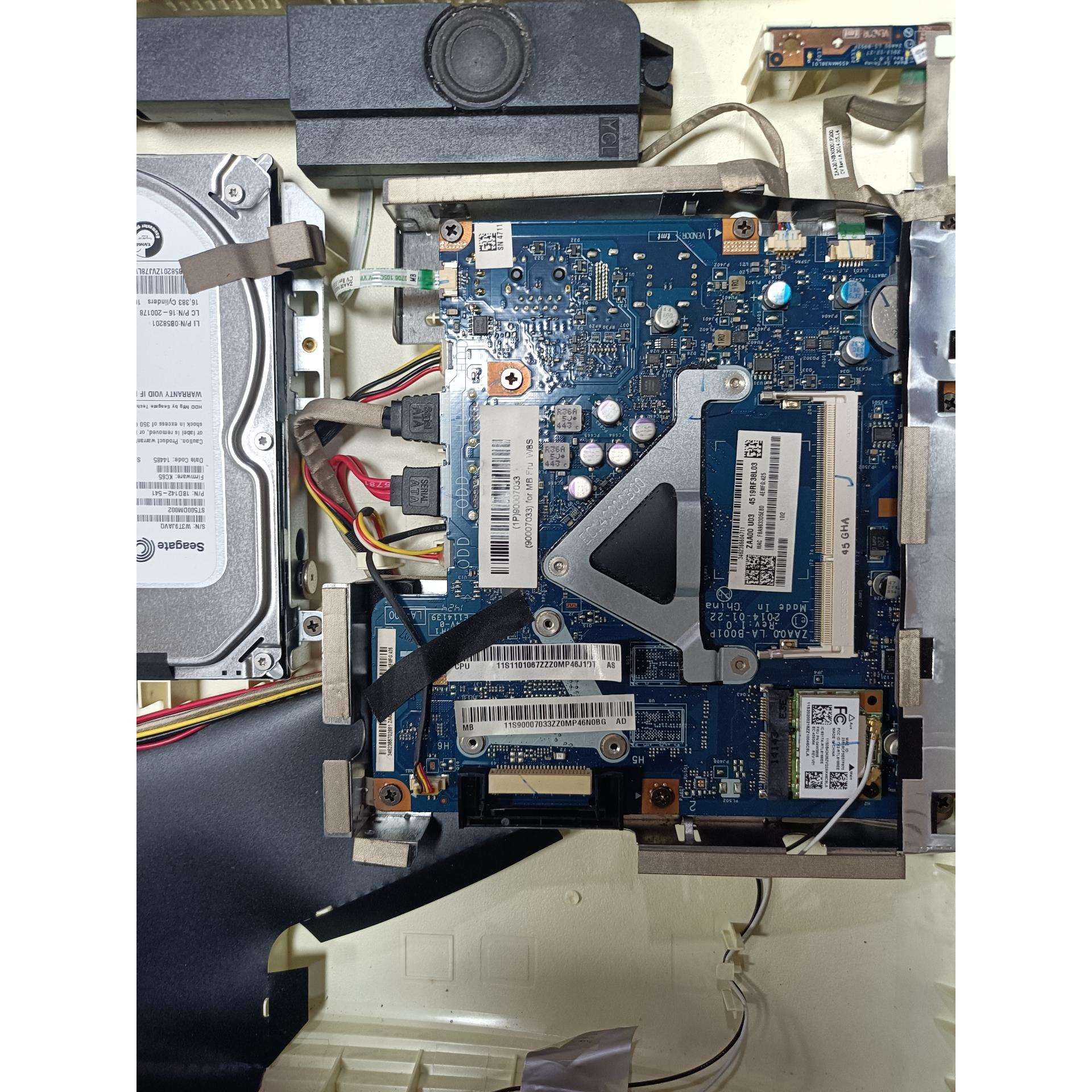 联想c260一体机主板,型号为:la-b001p, cpu,不是实价
