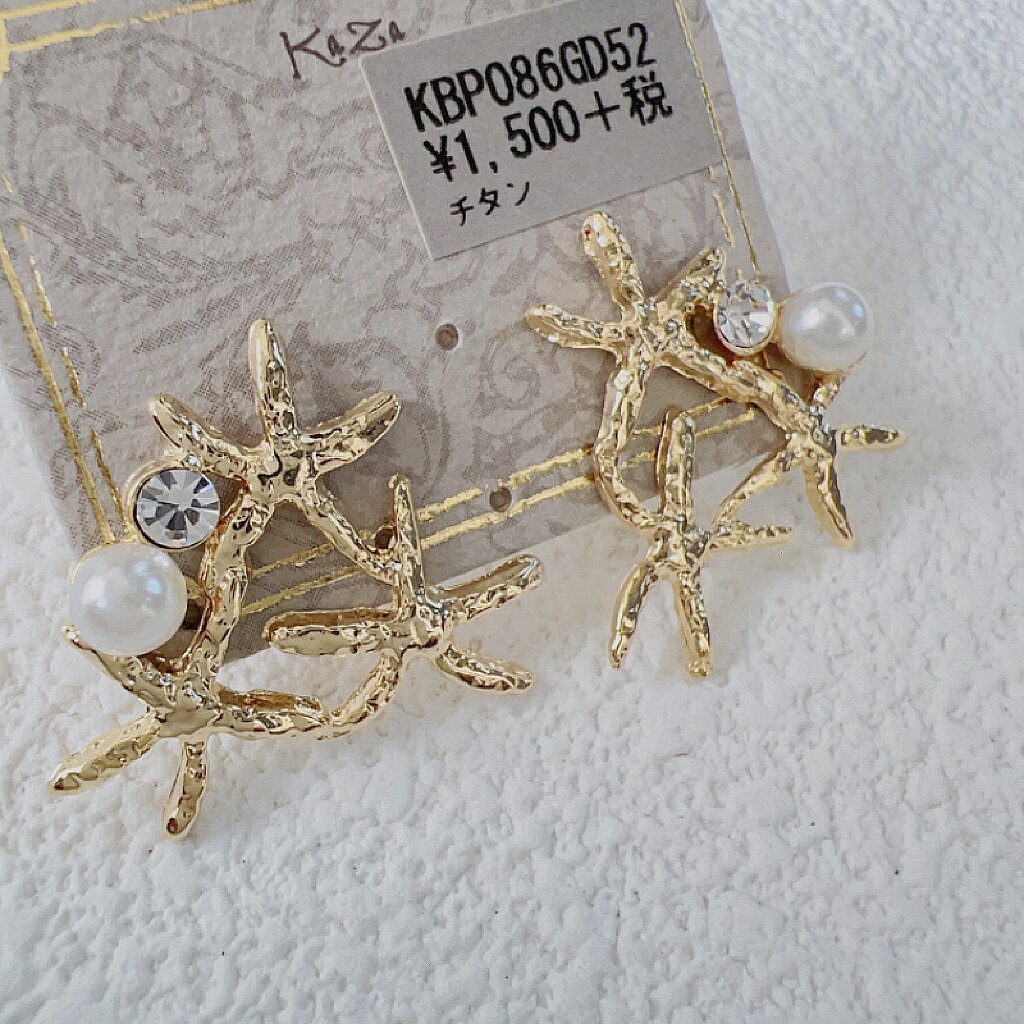 小海星耳饰KAZA可爱耳钉