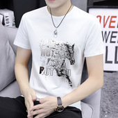 短袖 t恤夏季 2026新款 冰丝男士 潮流半袖 体恤男上衣服