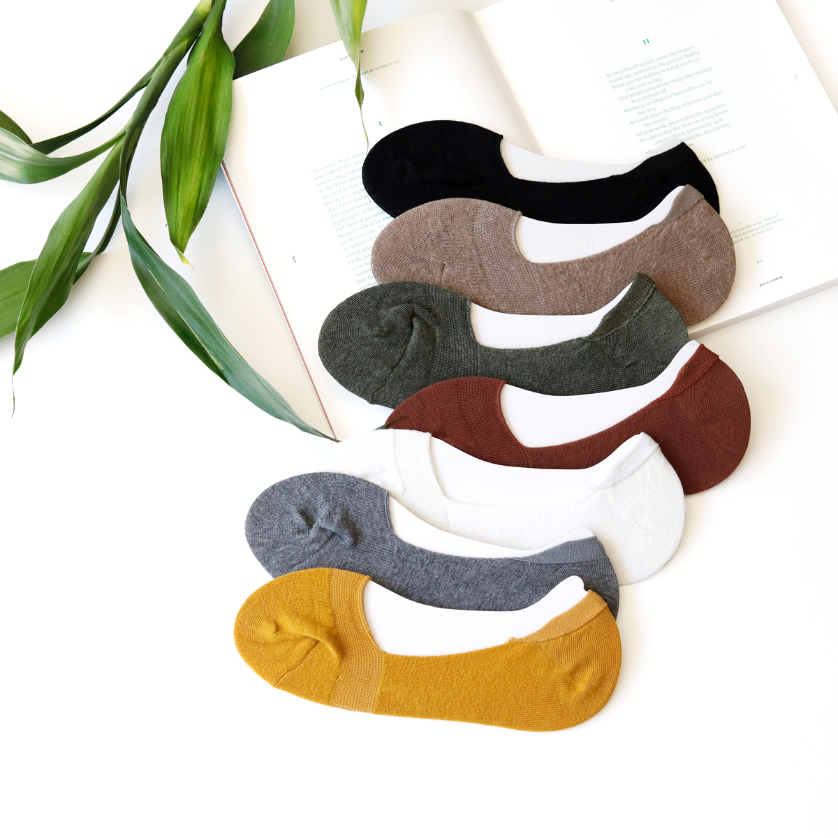 multisocks 自留推荐 春夏薄款隐形袜 硅胶防滑基础款全棉 女袜