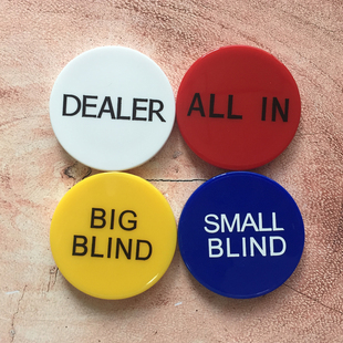 德州扑克庄码大小盲 BigBlind 大盲注小盲注ALL IN牌