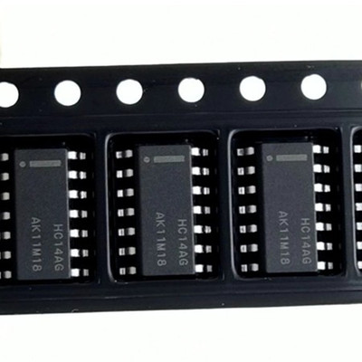进口全新原装 MC74HC14ADR2G 丝印HC14AG SOP-14 逆变器逻辑芯片