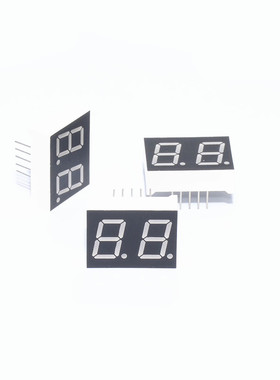 0.5英寸 二位数码管蓝色共阳极 5022BB-2 蓝色2位数码管