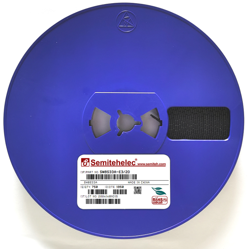 SM8S33A-E3/2D DO-218AB 原装正品现货 TVS二极管汽车瞬态SEMITEH