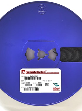 TVS 7V12V两路 SM712.TCT  SOT23  RS-485专用保护器 原装现货