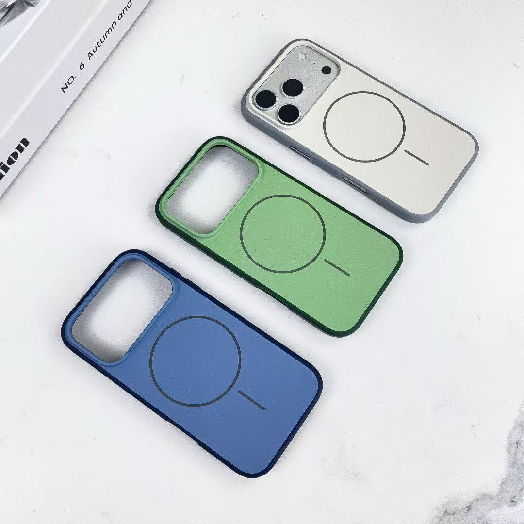 高品质 强磁 撞色肤感磁吸2.0肤感喷油磁吸苹果手机壳iPhon