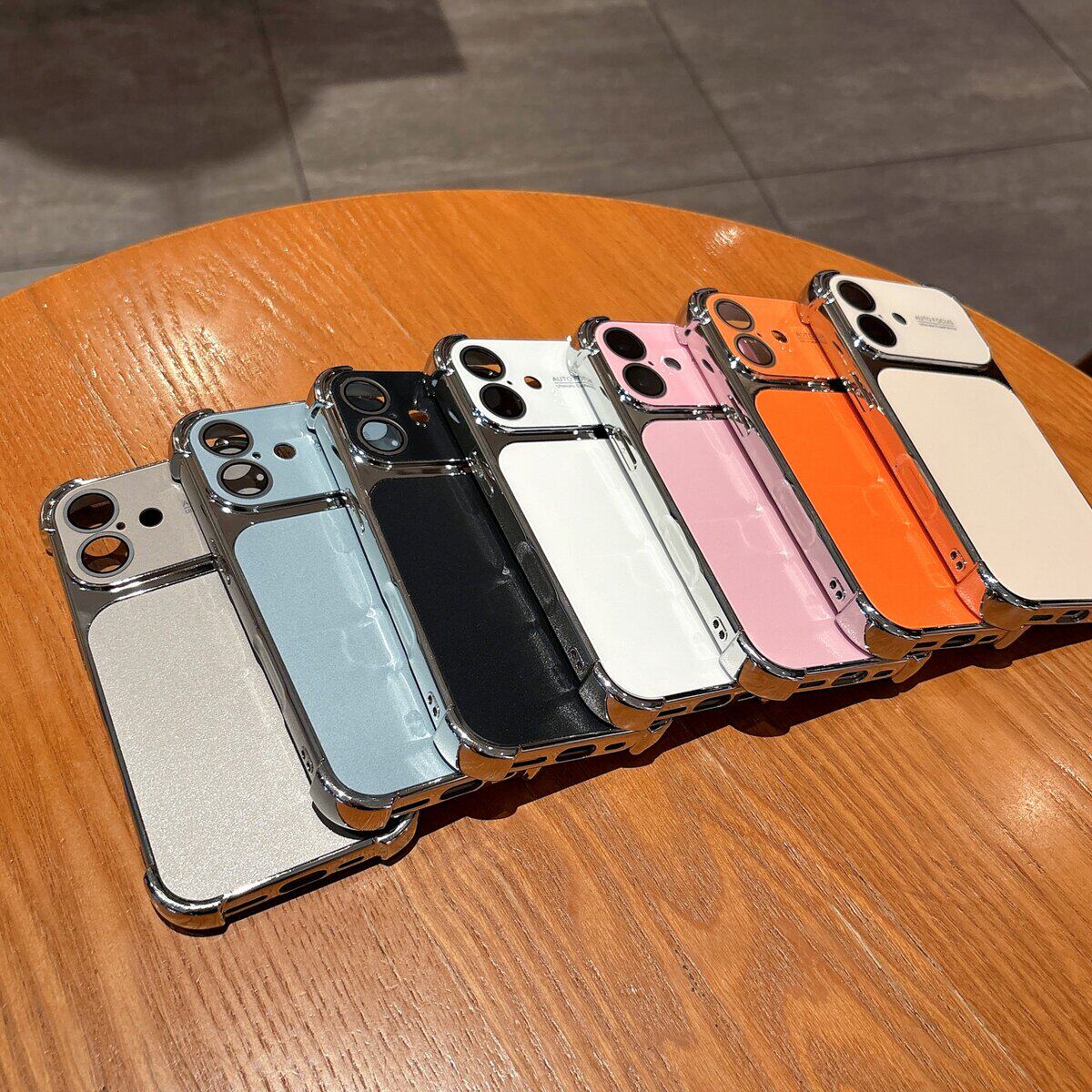 电镀四角防摔A G磨砂壳适用于苹果17时尚创意手机壳ins风新款