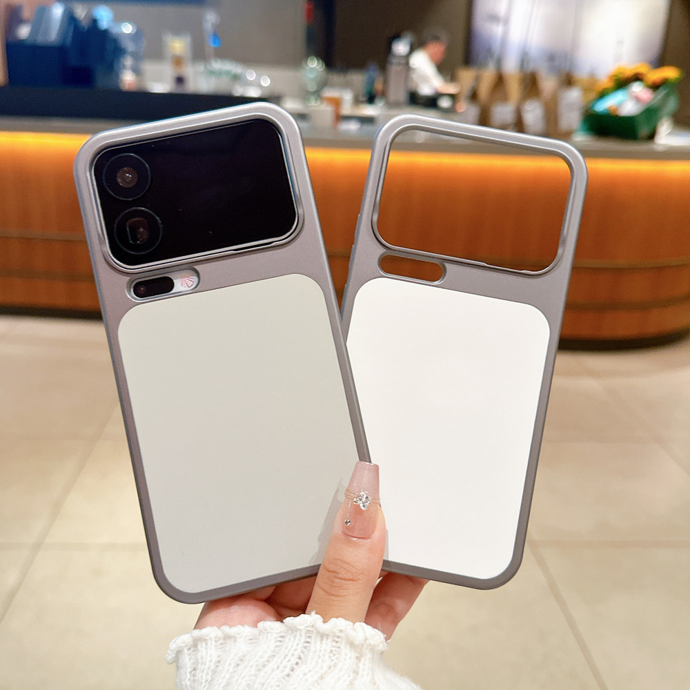 适用/小米17proMax油钛液素壳 PC素材+金属烤漆(钛灰)