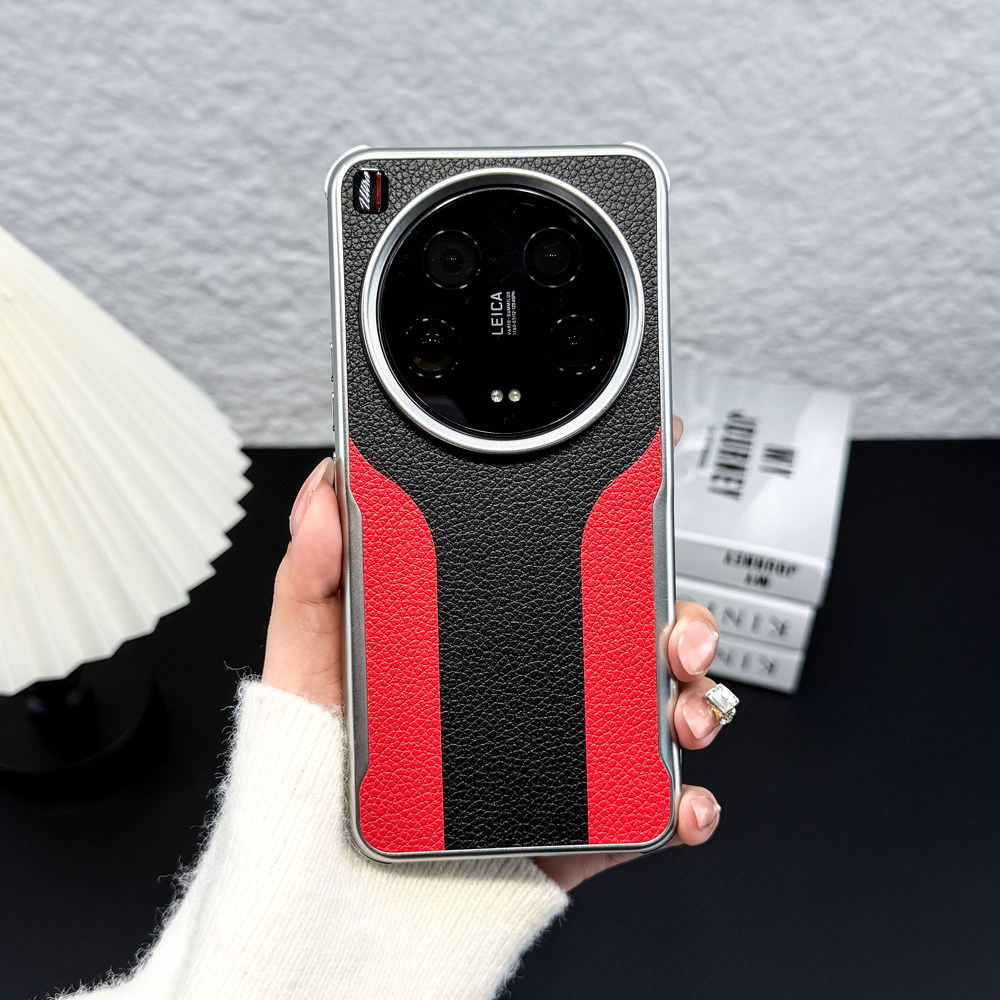 适用/小米14ultra手机壳 刀锋途光款 柔甲素材+电镀烤漆+