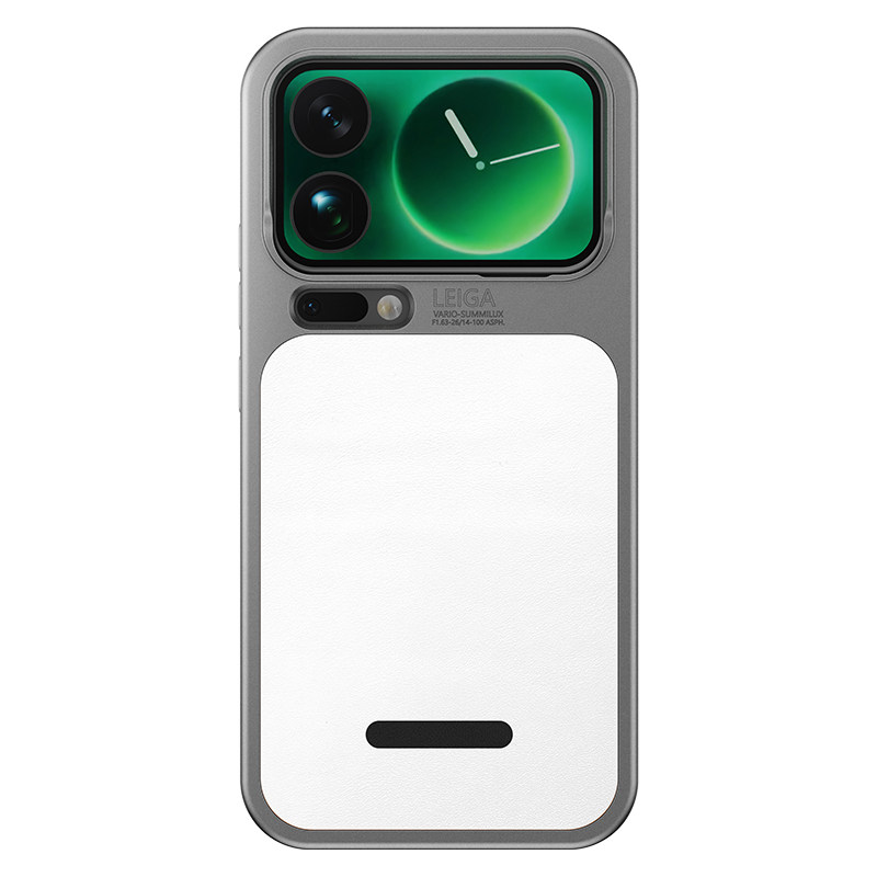 适用/小米17proMax手机壳 油钛液素磁吸款 PC素材+金属