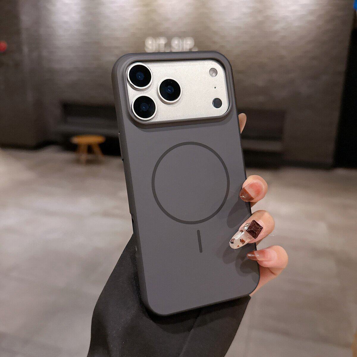 【时尚高级-磁吸充电】苹果17Promax手机壳超薄磨砂肤感气囊