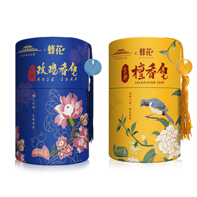 蜂花金典玫瑰檀香皂100g2块2罐沐浴洗澡香皂送礼佳品