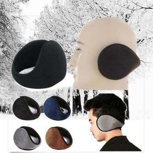 plush mens womens ear muffs earwarmer winter warmers unisex