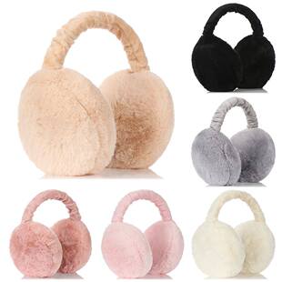 Soft Plush Ear Warmer Winter Warm Earmuffs for Women Men Fas