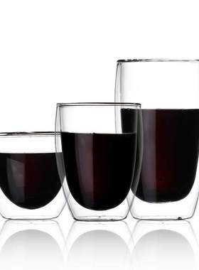 espresso cup double glass insulated italian latte mocha