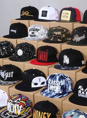 hip hop flat cap women men hat Pure color 嘻哈帽 caps hats