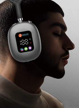 Wireless Headphones With Touch Screen Earphones 无线头戴耳机