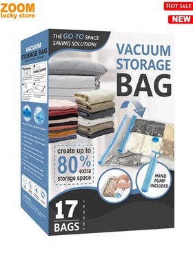 Vacuum Storage Bags Space Saver Bags Compression Hand Pump
