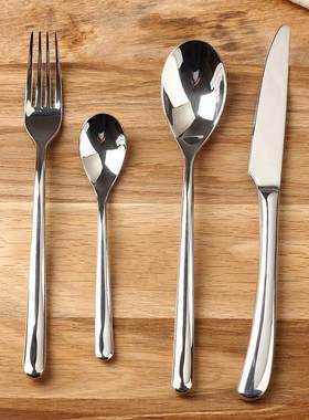 moonlig Stainless steel western cutlery knife fork spoon set