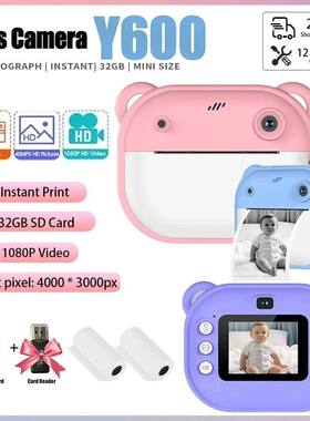 Children Digital Camera Instant Print for Kids Thermal Print