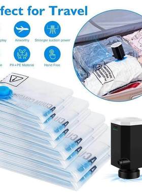 Vacuum Storage Bags 10/18Pc Space Saver Bag for Travel Cloth