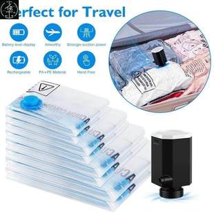 Vacuum Storage Bags 10/18Pc Space Saver Bag for Travel Cloth