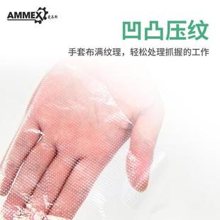 性一次手套 爱明斯PE透OKX薄膜无粉马