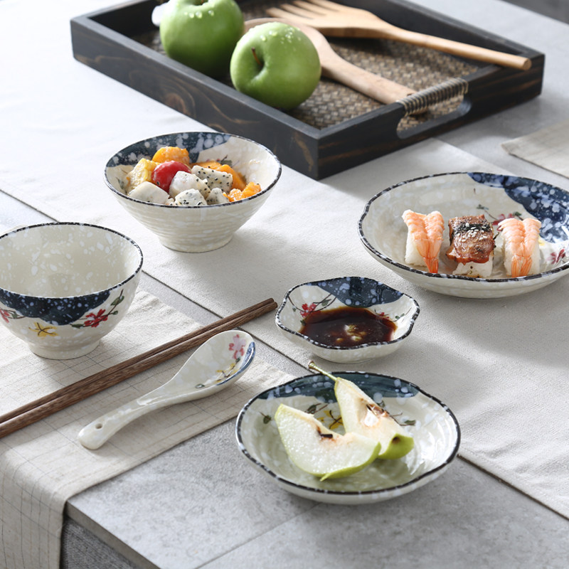 One person single suit Japanese dormitory ceramic dishes