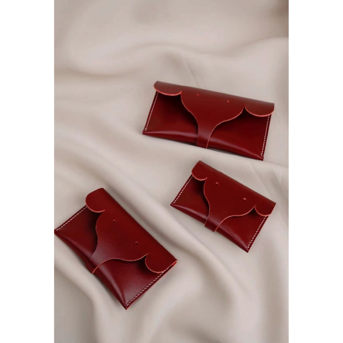 沐心手造 musing|小象卡包 动物可爱精致小巧真皮创意多功能收纳