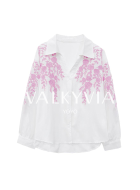【Valkyvia/悠悠奢品】时尚外套高级感轻奢印花衬衫2603039