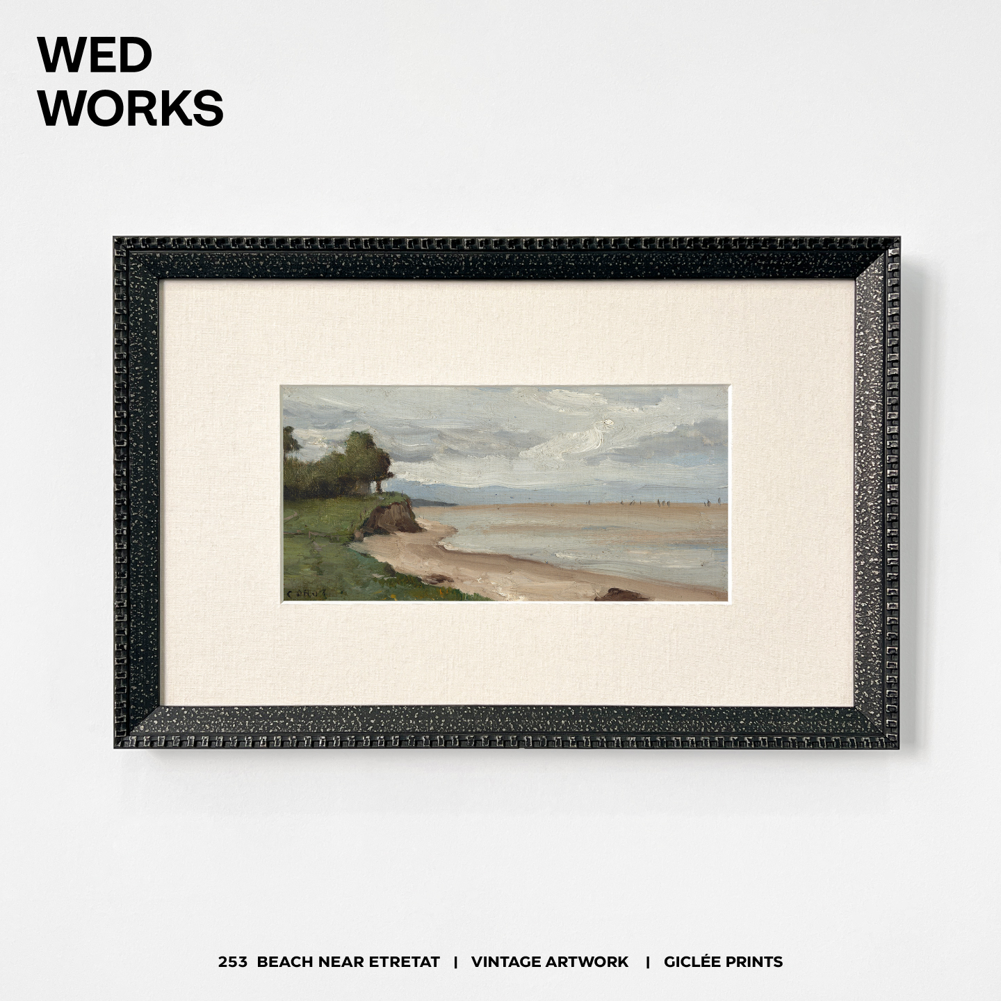 BeachnearEtretat中古风景画