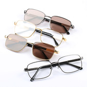 2025正品 水晶眼镜男水晶太阳镜男款 墨镜高清石头镜护目防风沙平镜