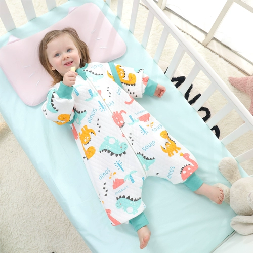 Спальный мешок детский весна и осень тонкий детский удар -скрикет, артефакт детский спальный мешок Спятный мешок осень и зимний густой ребенок четыре сезона Универсал