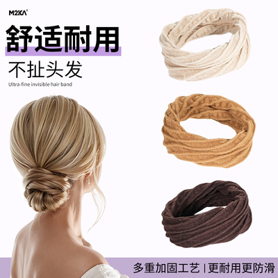 M2Ka加宽面膜发圈女秋冬新款高端头绳耐用扎头发马尾发绳皮筋头饰