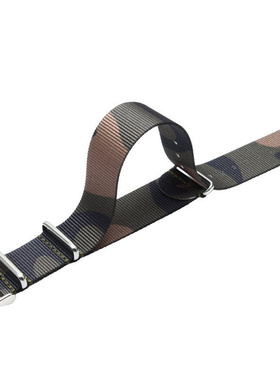 北约 nato尼龙表带 防水/水鬼 迷彩军绿色 帆布表带18/20/22/24mm