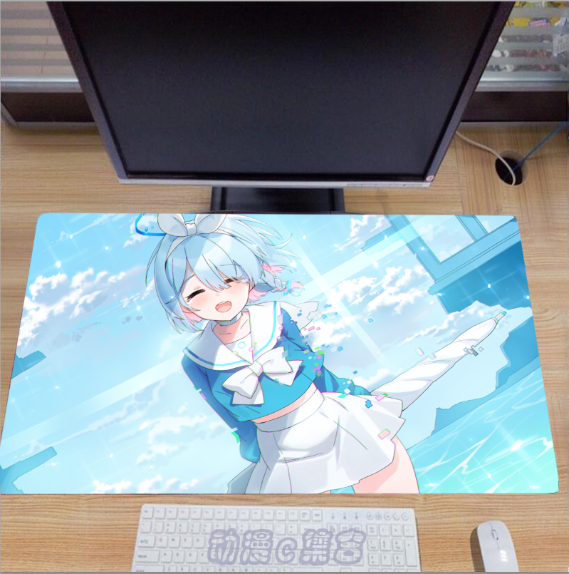 碧蓝档案彩奈课桌鼠标垫开学毕业动漫周边二次元宅男腐女生日礼物