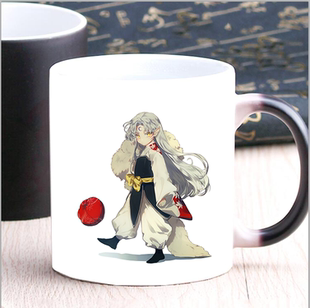 犬夜叉咖啡变色杯二次元动漫游戏周边水杯宅男腐女生日礼物