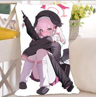 蔚蓝档案下江小春抱枕动漫周边二次元开学毕业宅男腐女生日礼物