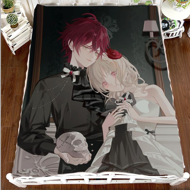 魔鬼恋人小森唯逆卷绫人床单毛毯被套动漫周边开学毕业生日礼物